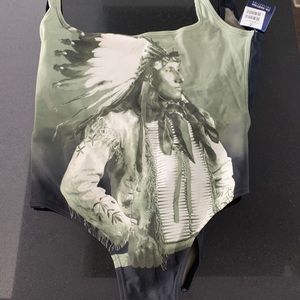 CIA. MARITIMA one piece swimsuit + coverup/wrap